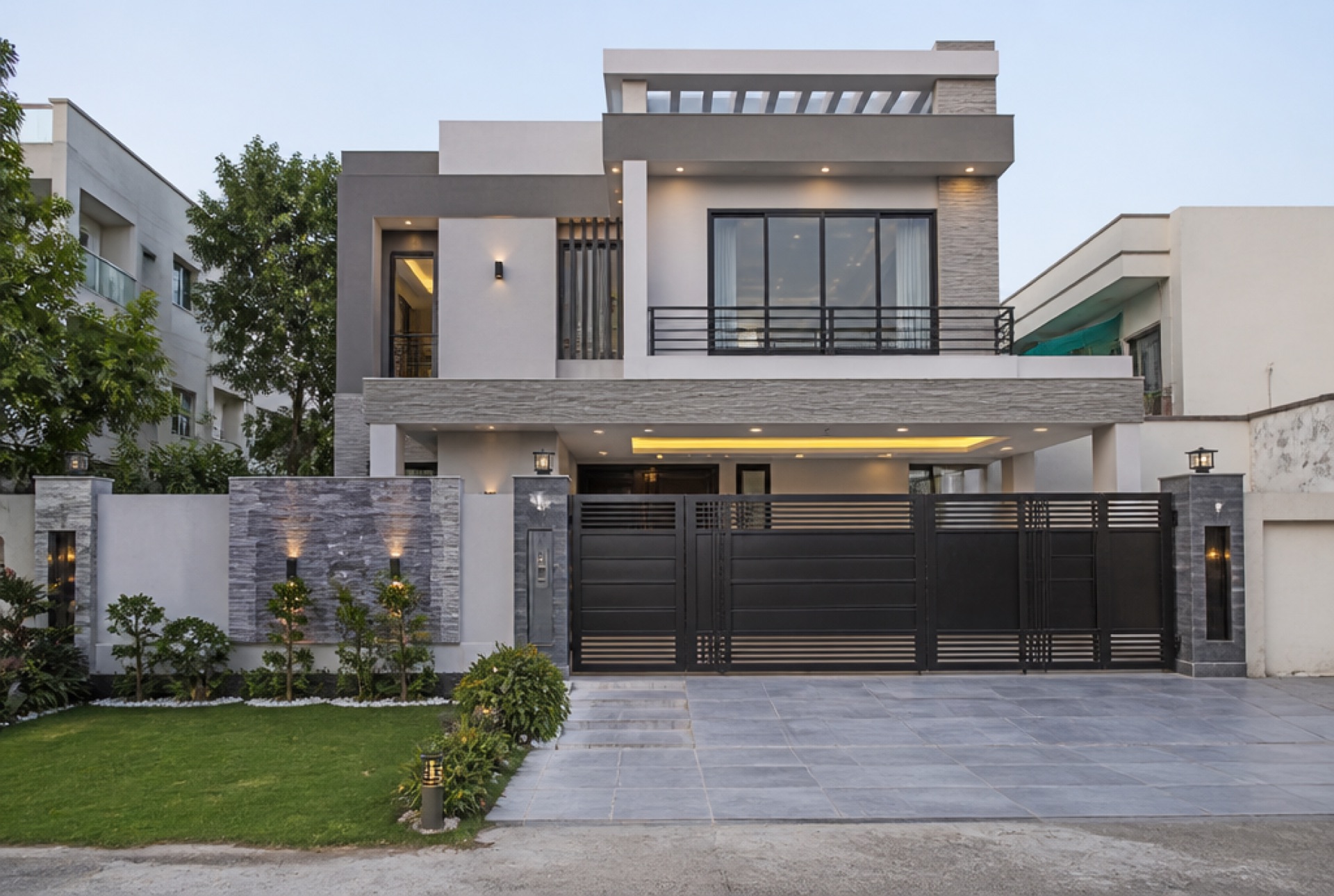 Same house after complete renovation